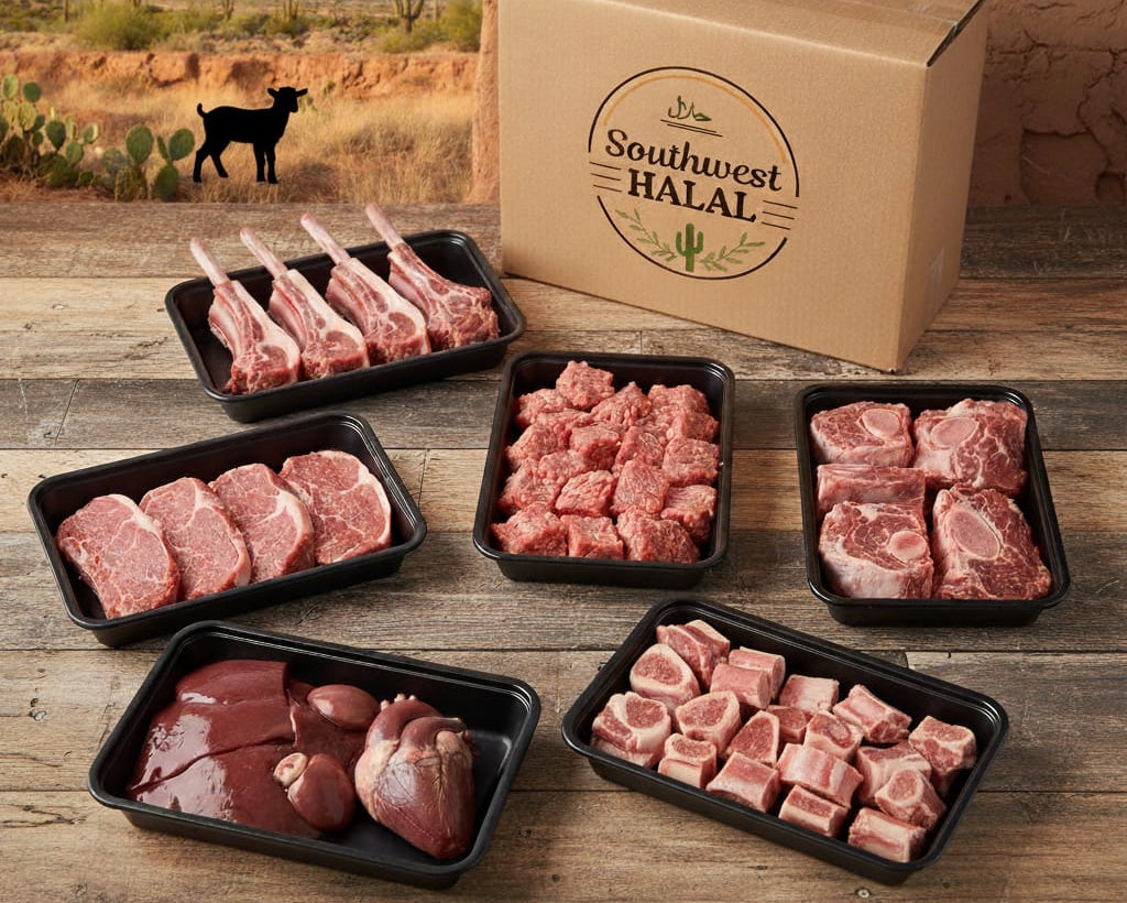 Premium Halal Baby Goat – Assorted Cuts