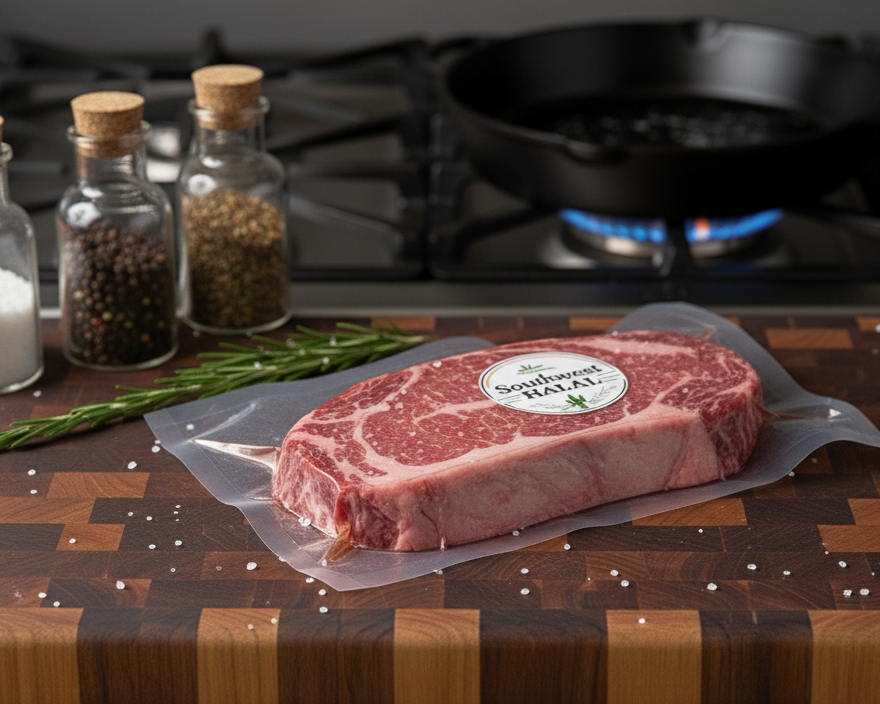 2 Beef New York Strip Steaks (Bone-in) - USDA Angus