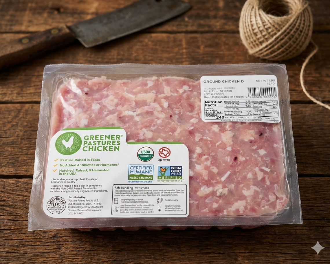 Organic Ground Chicken
