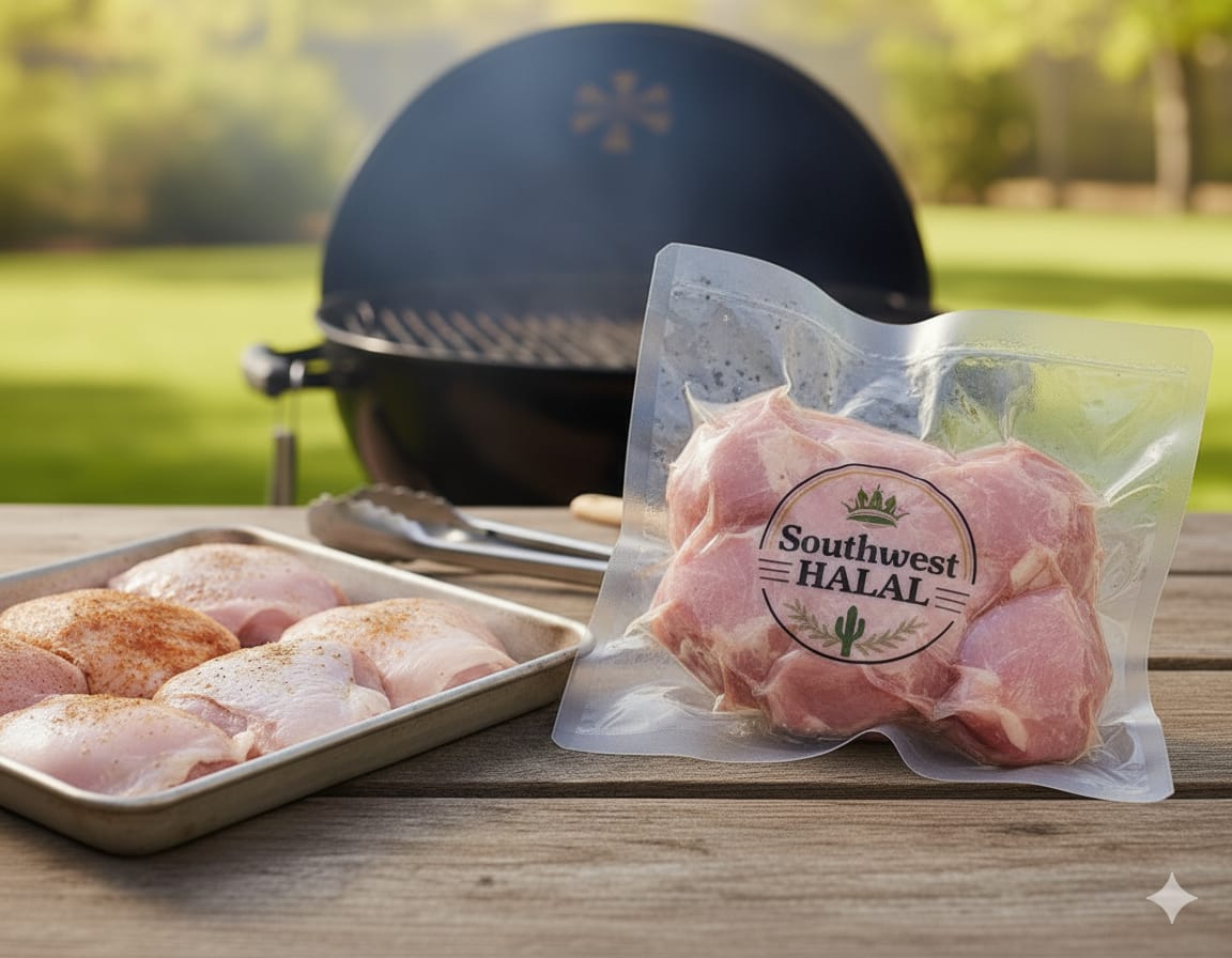 Boneless Skinless Chicken Thighs– 40 lb Box (2lb packs)