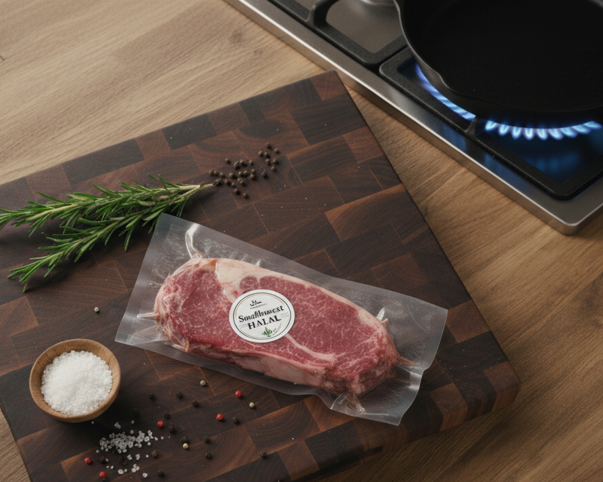 2 Beef New York Strip Steaks (Bone-in) - USDA Angus