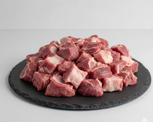 Goat cubes (mixed)  – sold in 2 lb packs