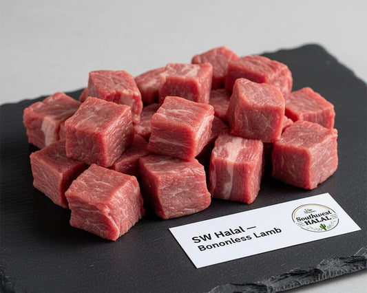 Boneless Lamb Cubes – sold in 2 lb packs