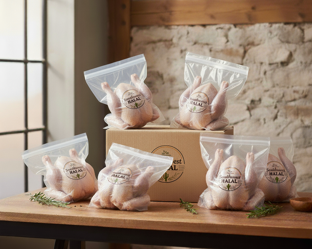 Young Whole Chickens – 16 count (Individually Packed)